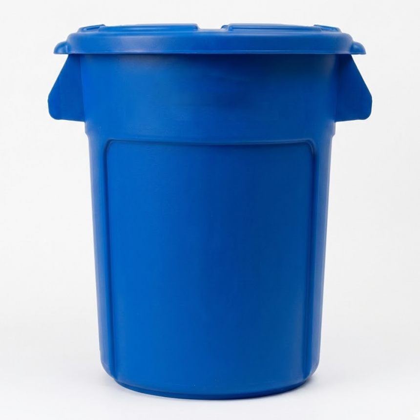 원형 컨테이너 박스 - 아마존블루 (12L~75L)
